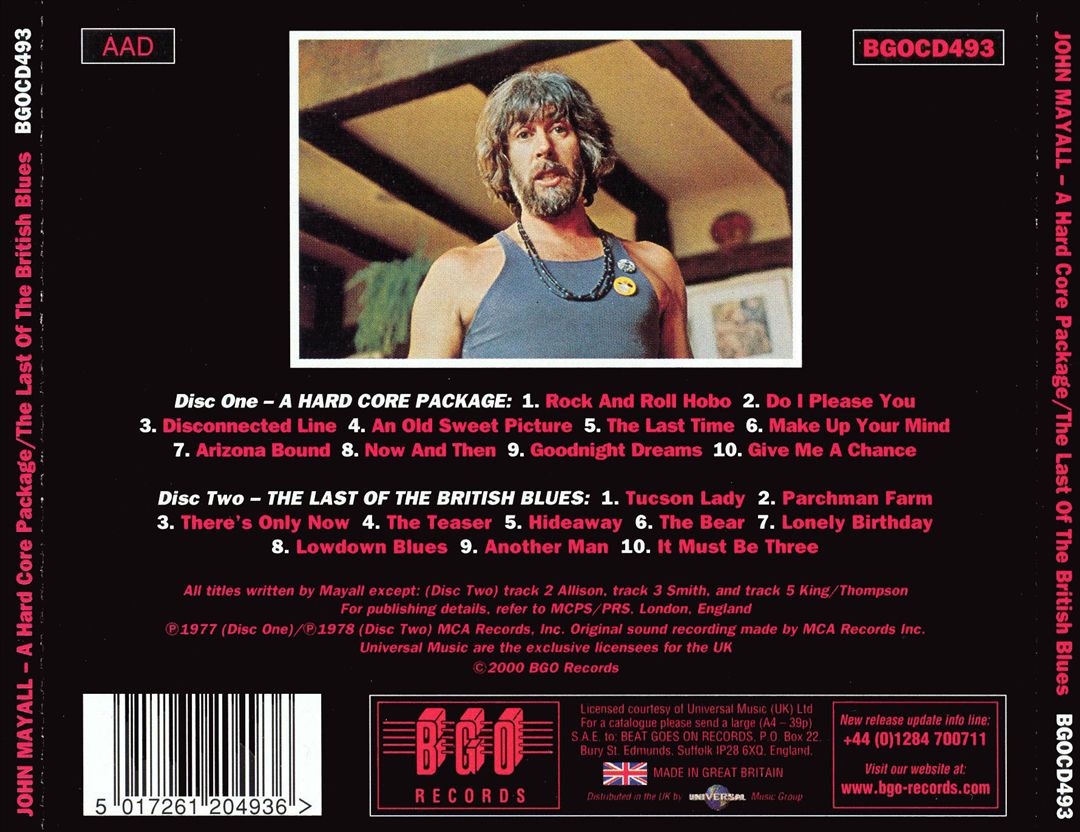 Hard Core Package/The Last Of The British Blues cover art