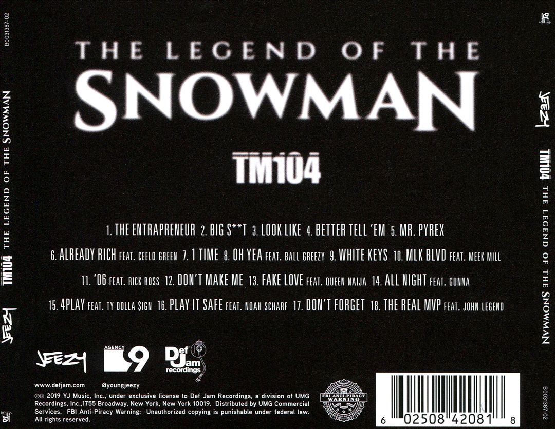 TM104: The Legend of the Snowman cover art