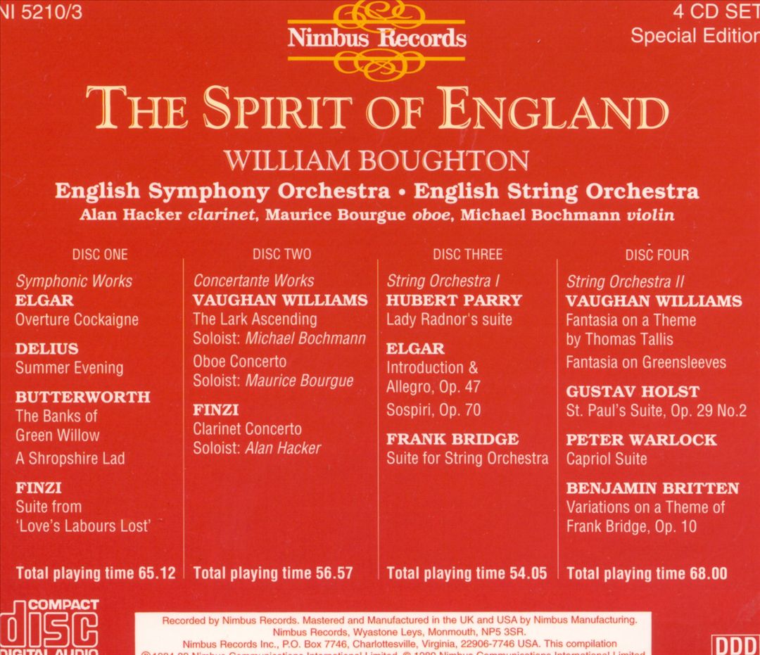 Spirit of England cover art