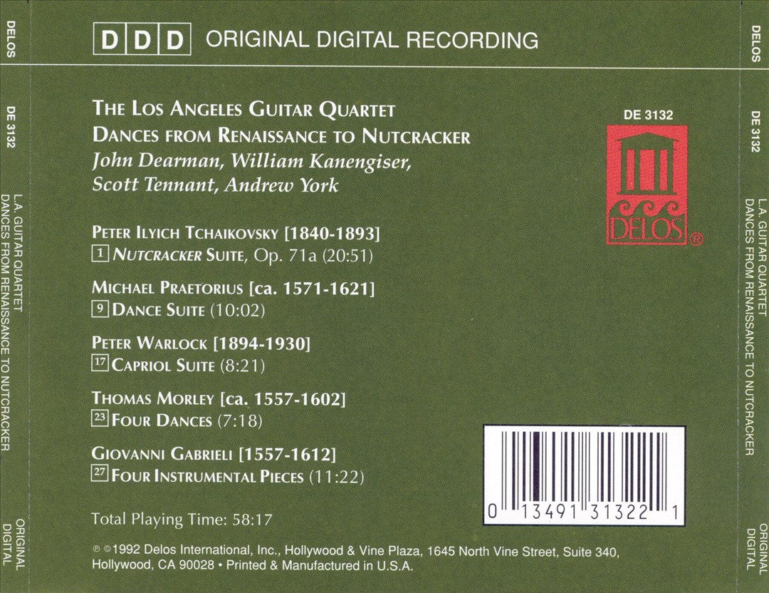 Dances from Renaissance to Nutcracker cover art