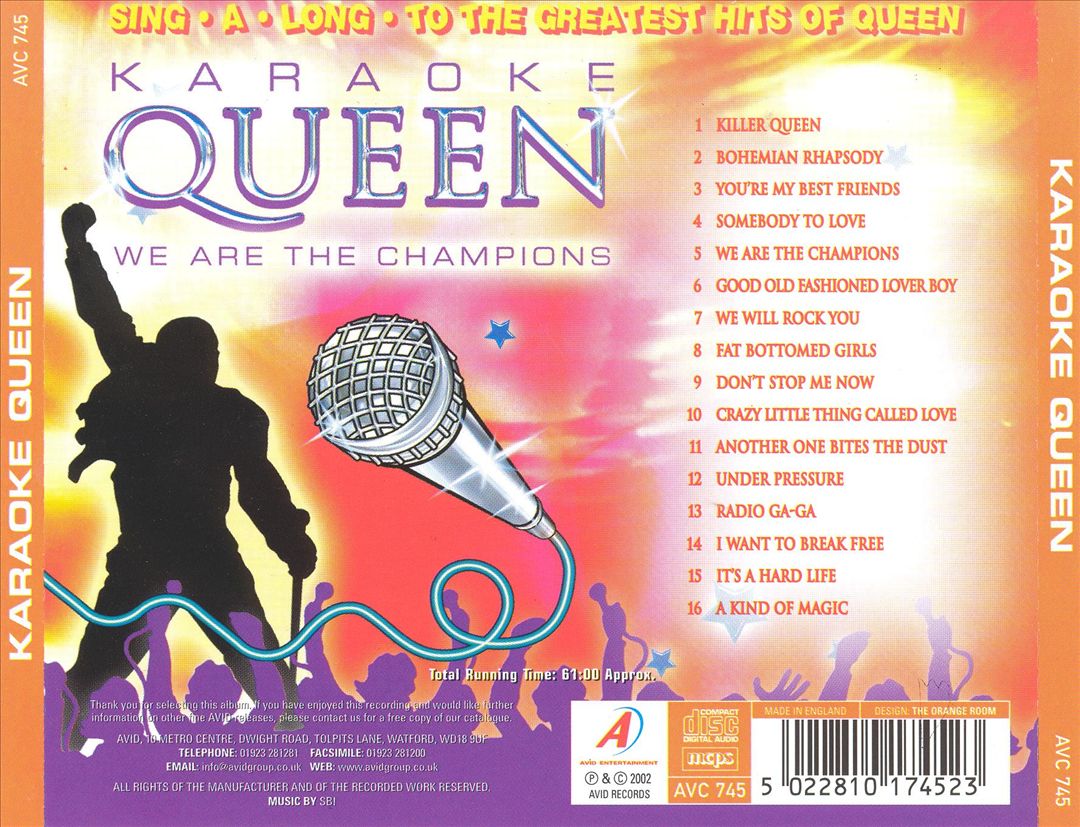 Karaoke Queen, Vol. 1: We Are The Champions cover art