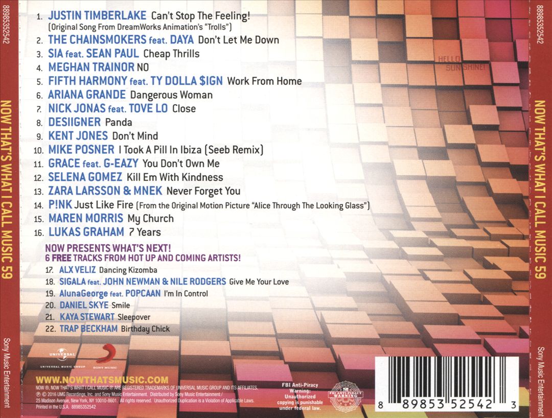 Now That's What I Call Music! 59 – Various Artists – MovieMars
