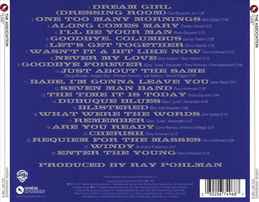 Association Live cover art