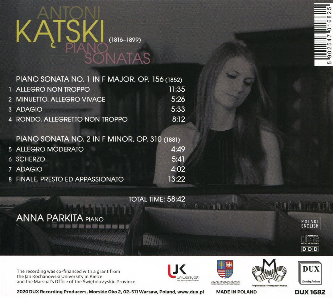Antoni Katski: Piano Sonatas cover art
