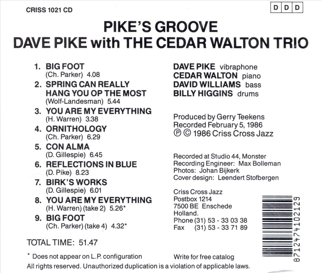 Pike's Groove cover art