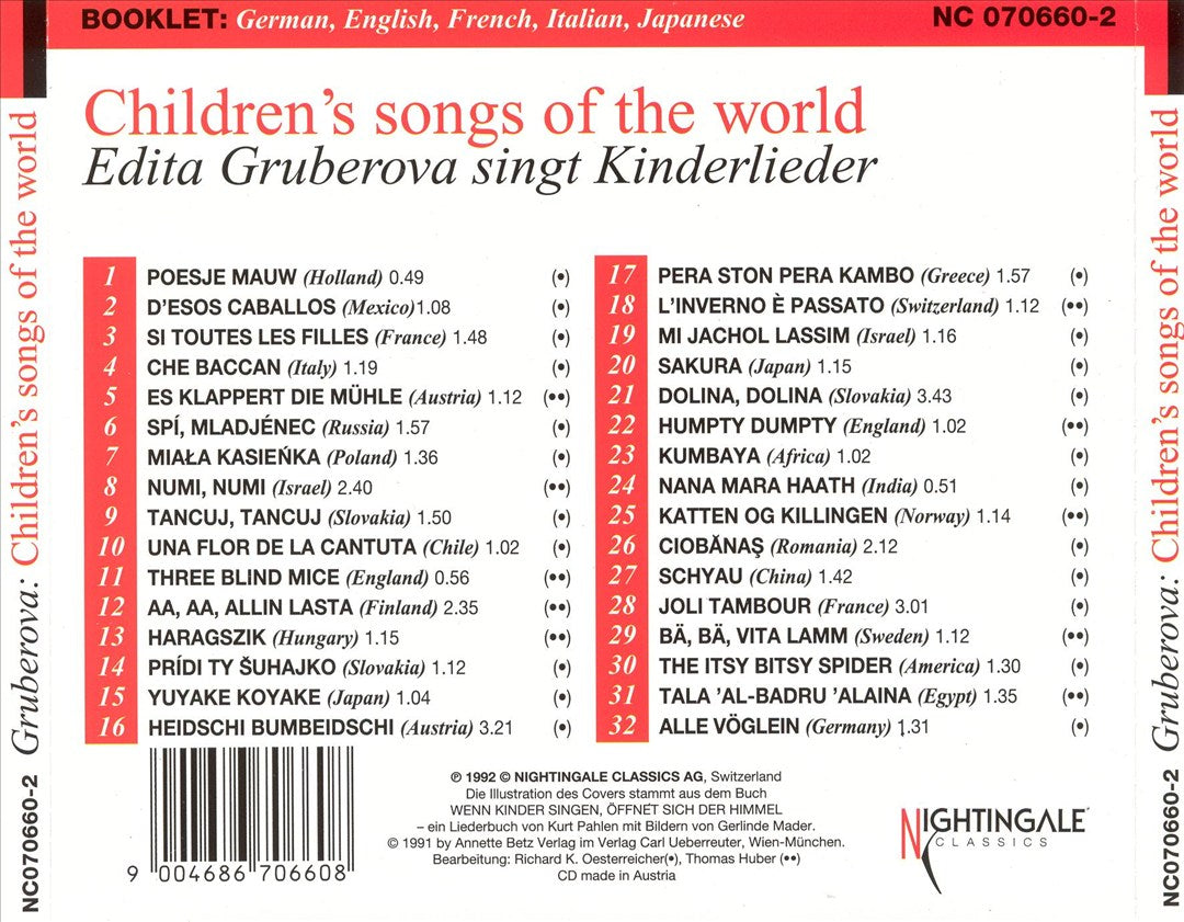 Children's Songs of the World cover art