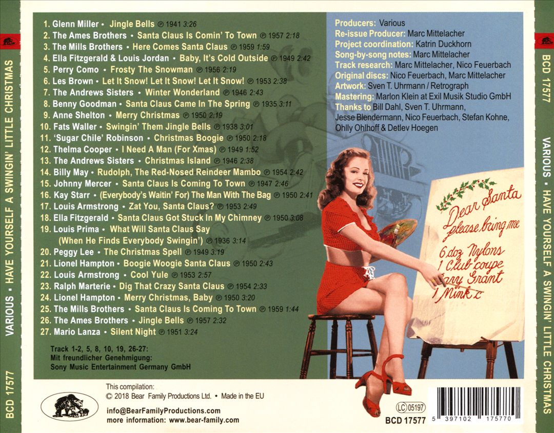 Have Yourself a Swinging' Little Christmas cover art