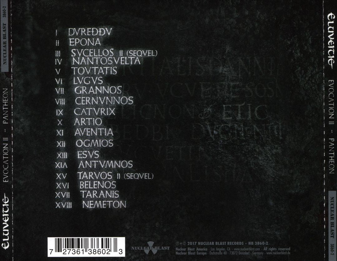 Evocation II: Pantheon cover art