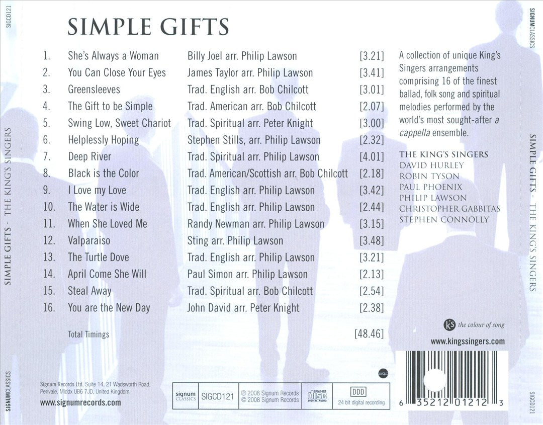 Simple Gifts cover art