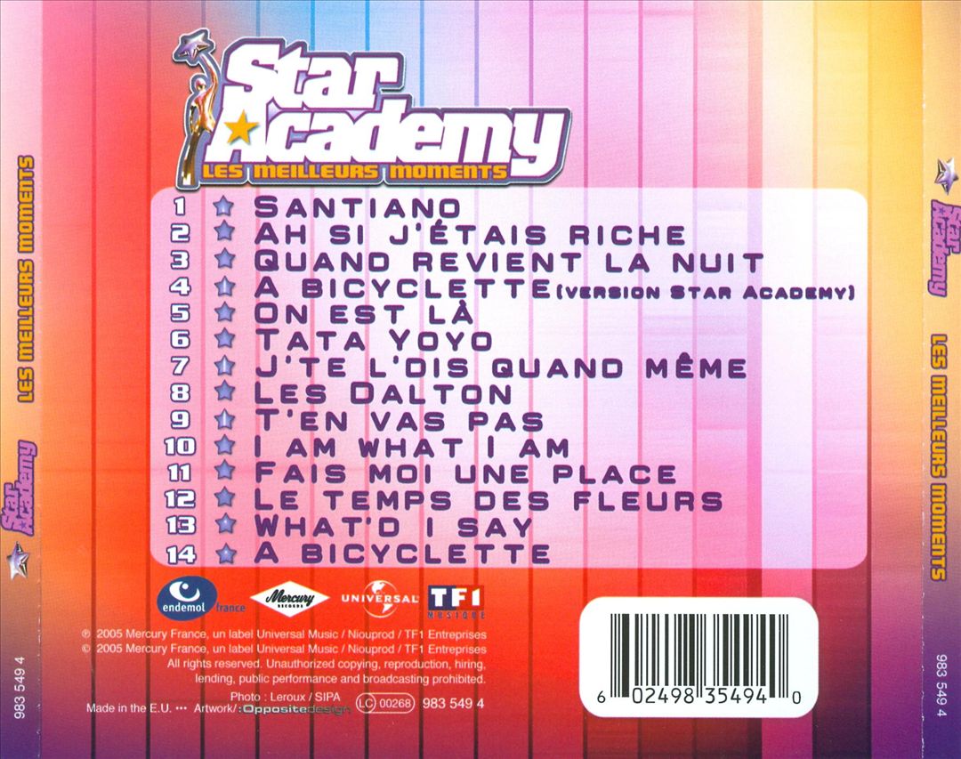 Star Academy 5: Les Meilleurs Moments cover art