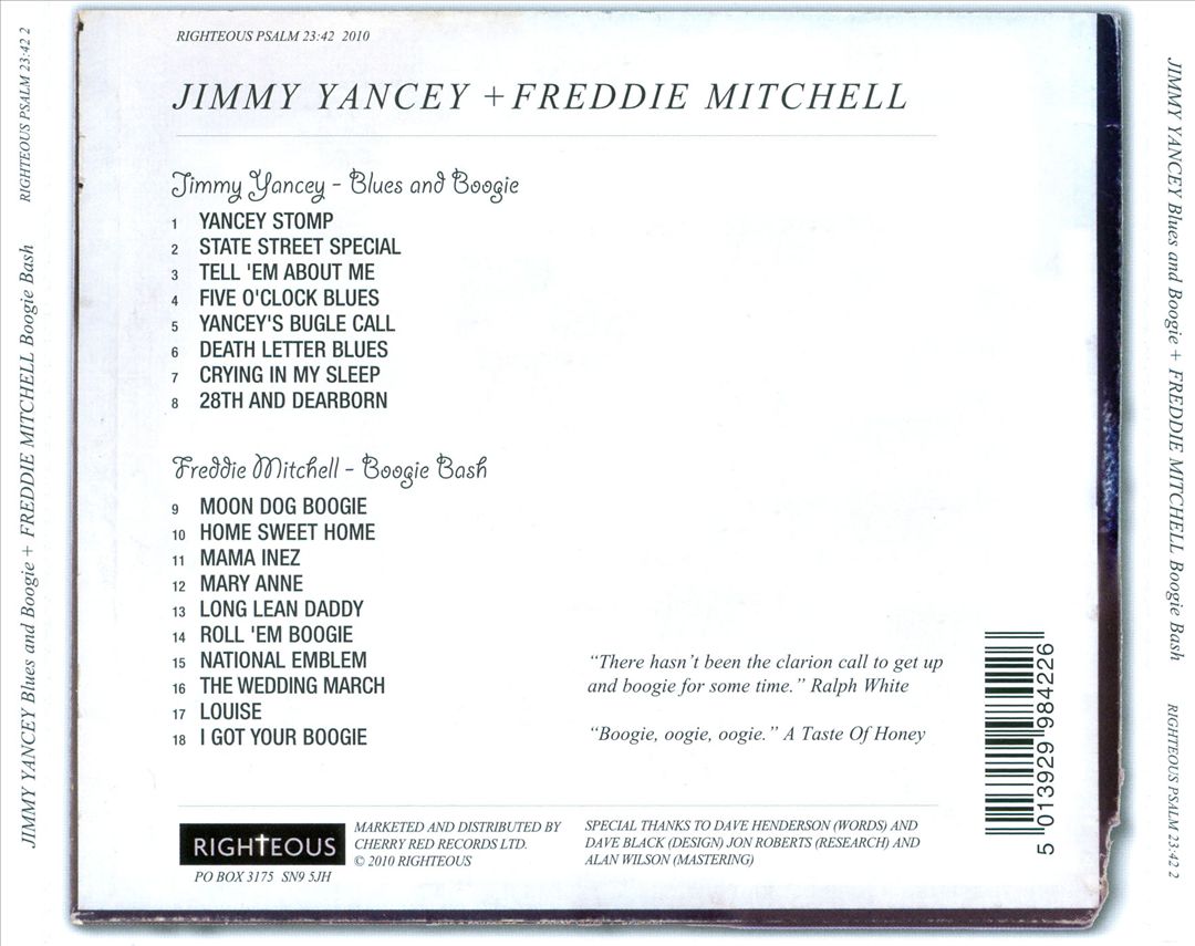 Blues and Boogie/Boogie Bash cover art