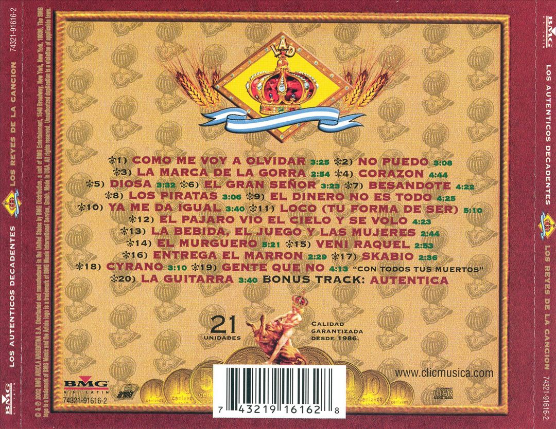 Reyes de la Cancion cover art