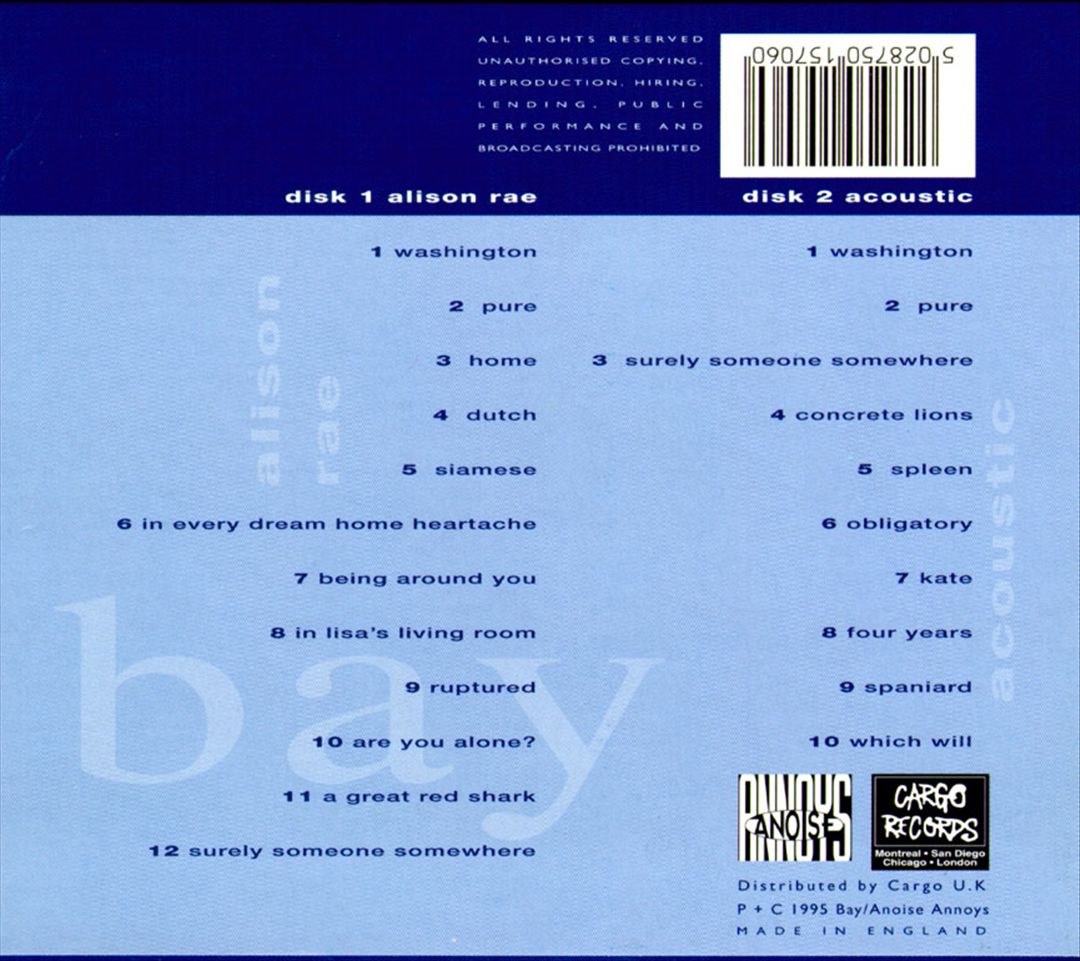 Alison Rae cover art