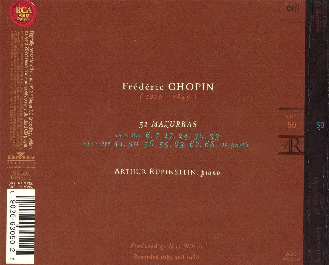 Rubinstein Collection, Vol. 50 cover art