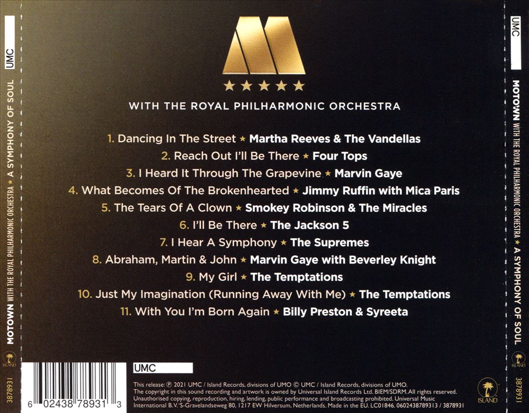 Motown: A Symphony of Soul with the Royal Philharmonic Orchestra cover art