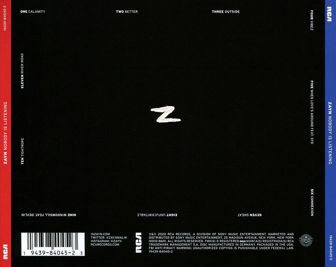 Nobody Is Listening cover art
