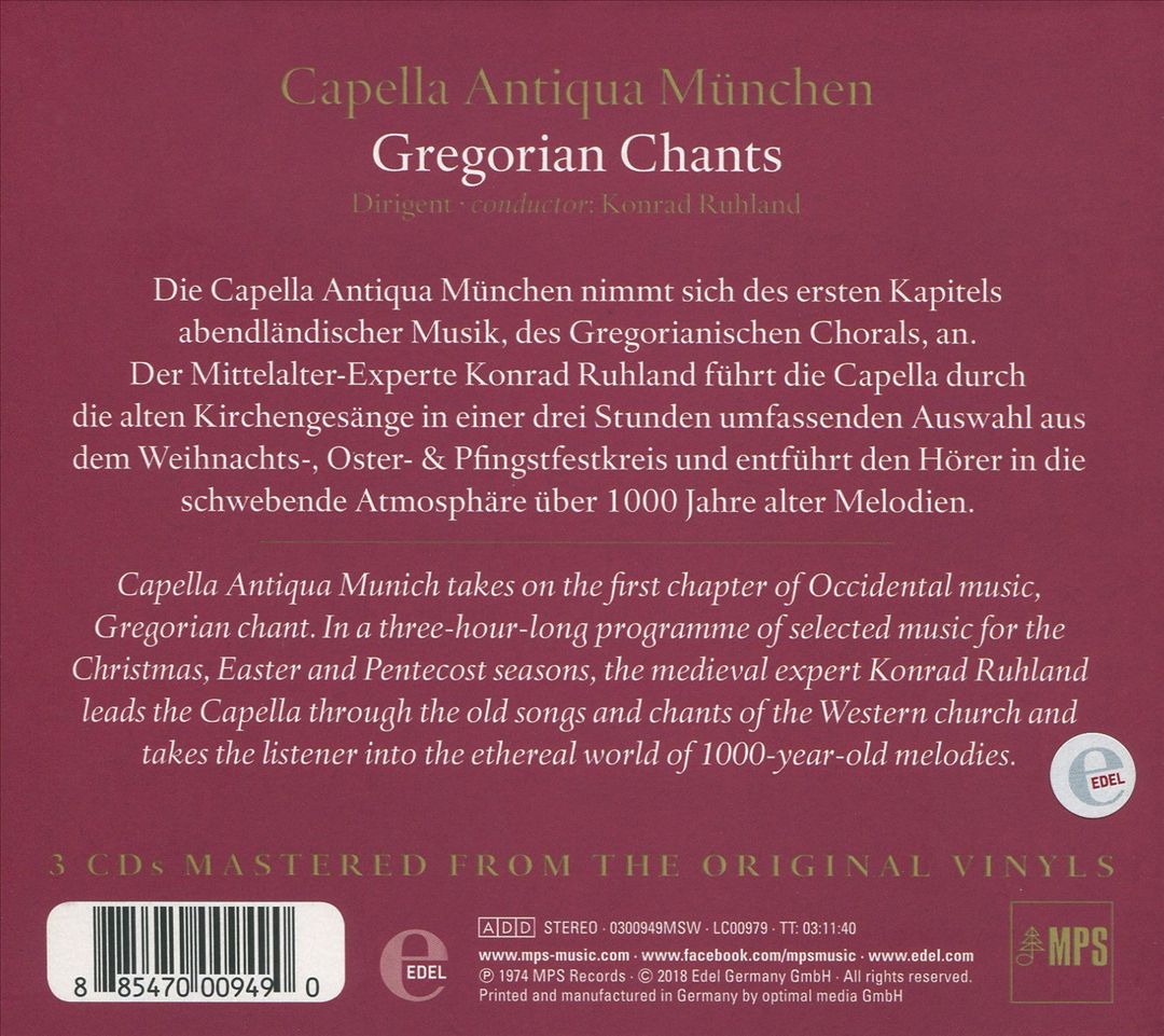 Gregorian Chants cover art