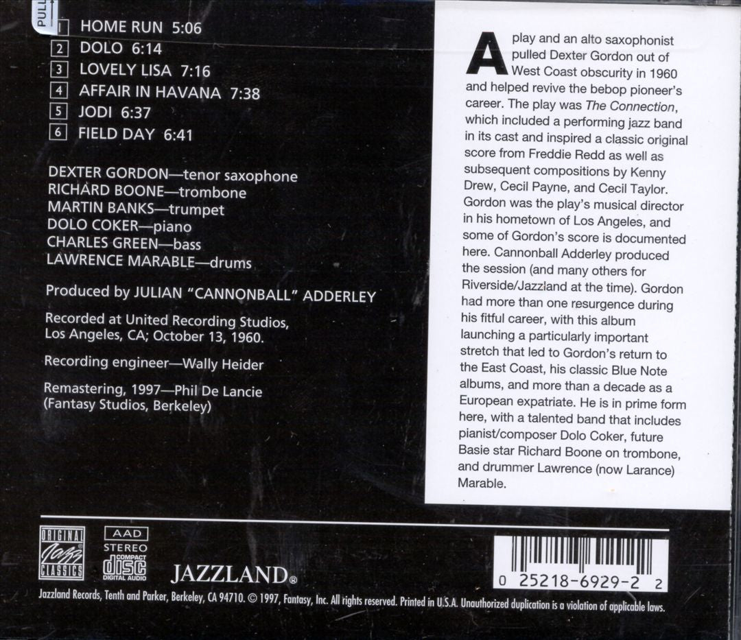 Resurgence of Dexter Gordon cover art