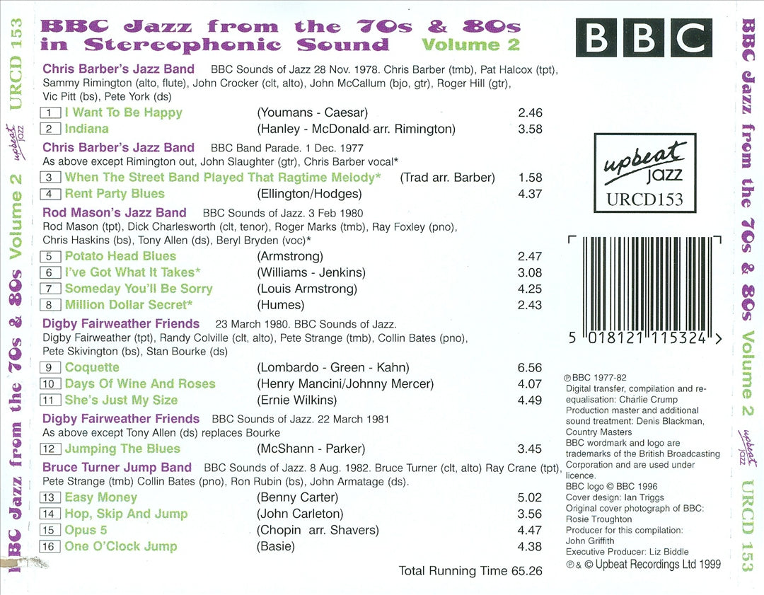 BBC Jazz from the 70's & 80's, Vol. 2 cover art