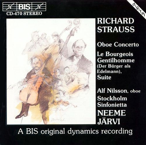 Strauss: Oboe Concerto; Bourgeois Gentilhomme cover art
