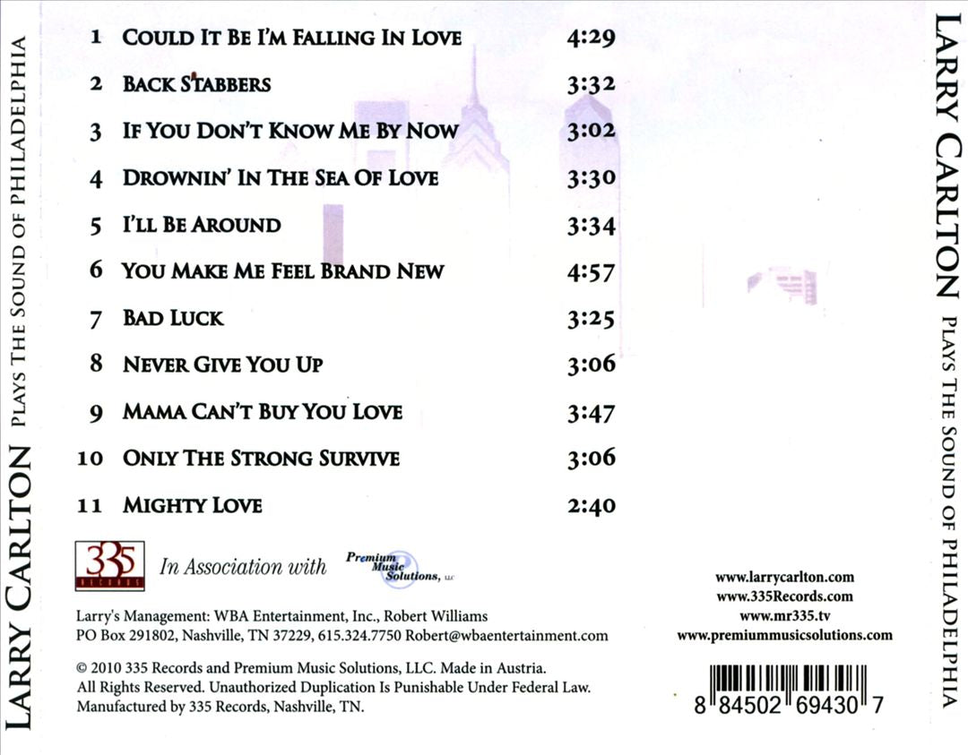 Plays the Sound of Philadelphia cover art