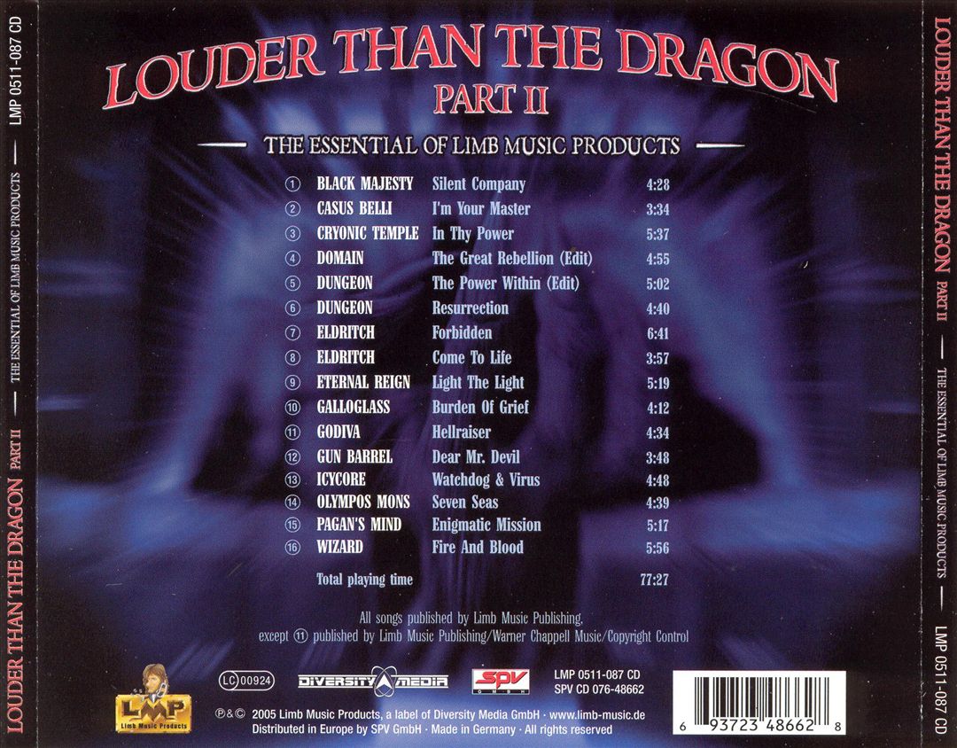 Louder Than the Dragon, Pt. 2 cover art