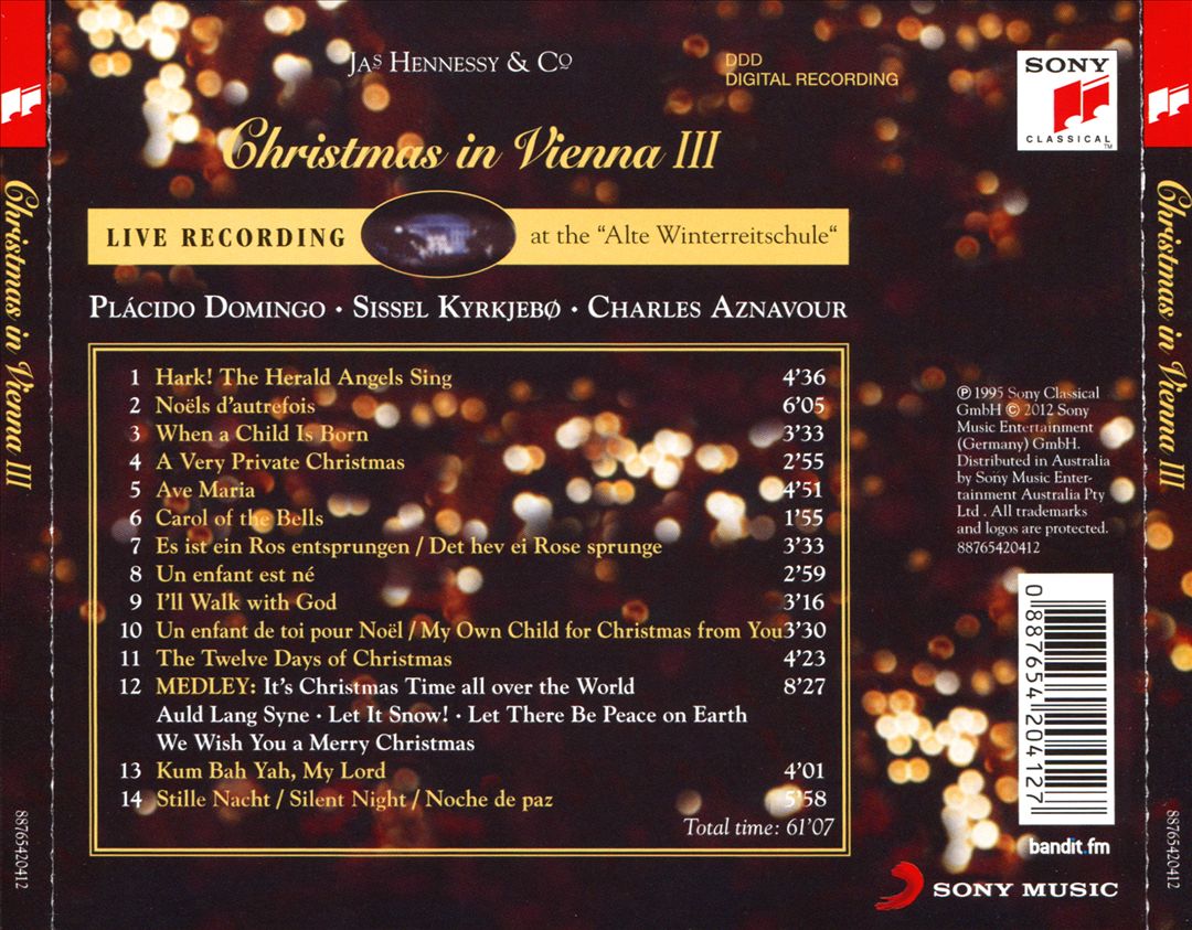 Christmas In Vienna III cover art