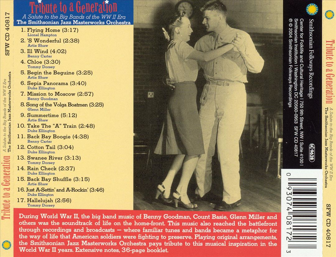 Tribute to a Generation: A Salute to the Big Bands cover art