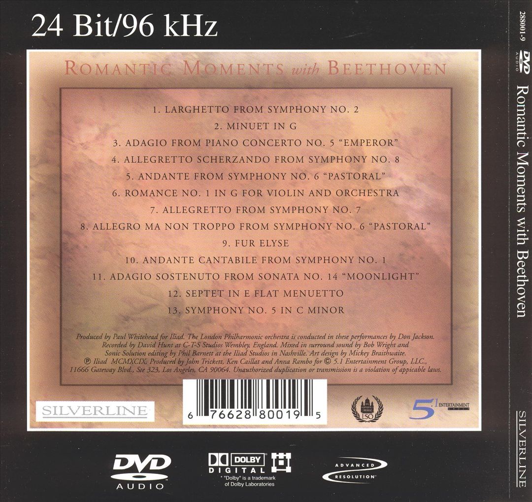 Romantic Moments with Beethoven: London Philharmonic cover art
