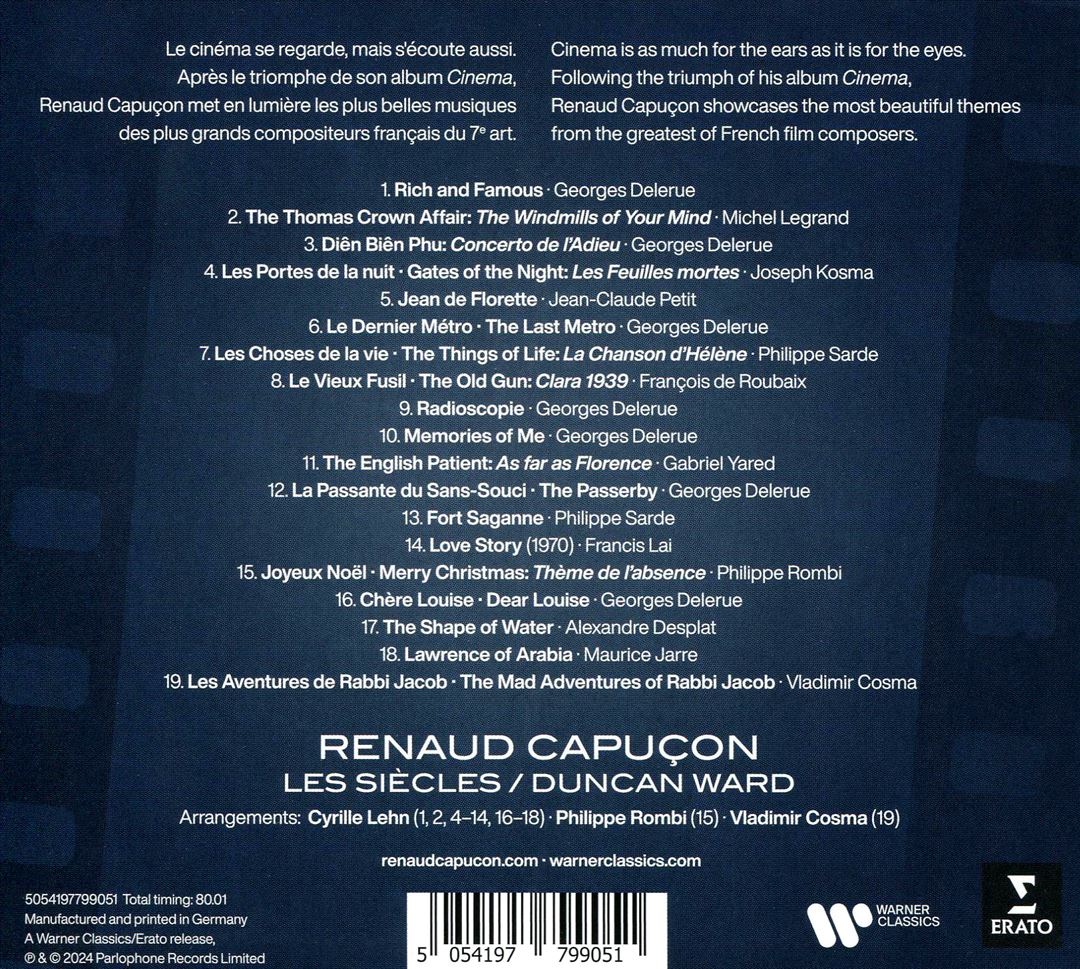 Choses de la Vie: Cinema II cover art