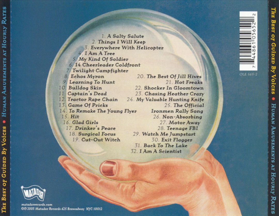 Best of Guided by Voices: Human Amusements at Hourly Rates cover art