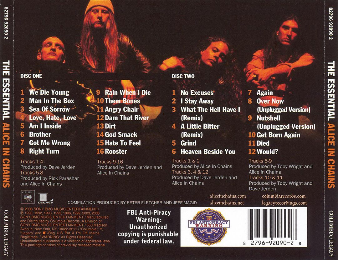 Essential Alice in Chains cover art