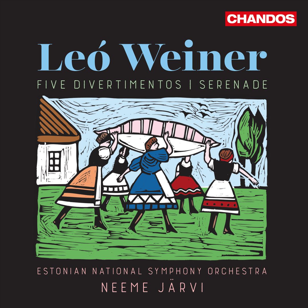Leó Weiner: Five Divertimentos; Serenade cover art