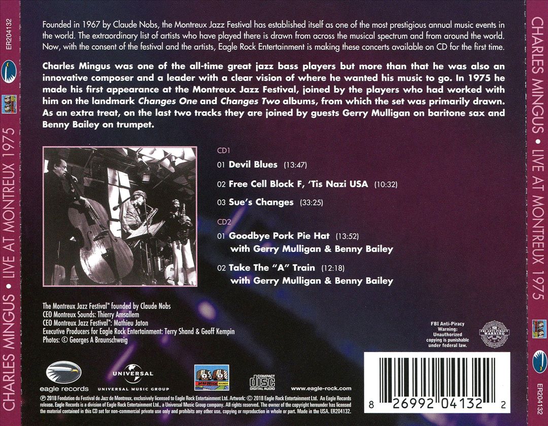 Live at Montreux 1975 cover art