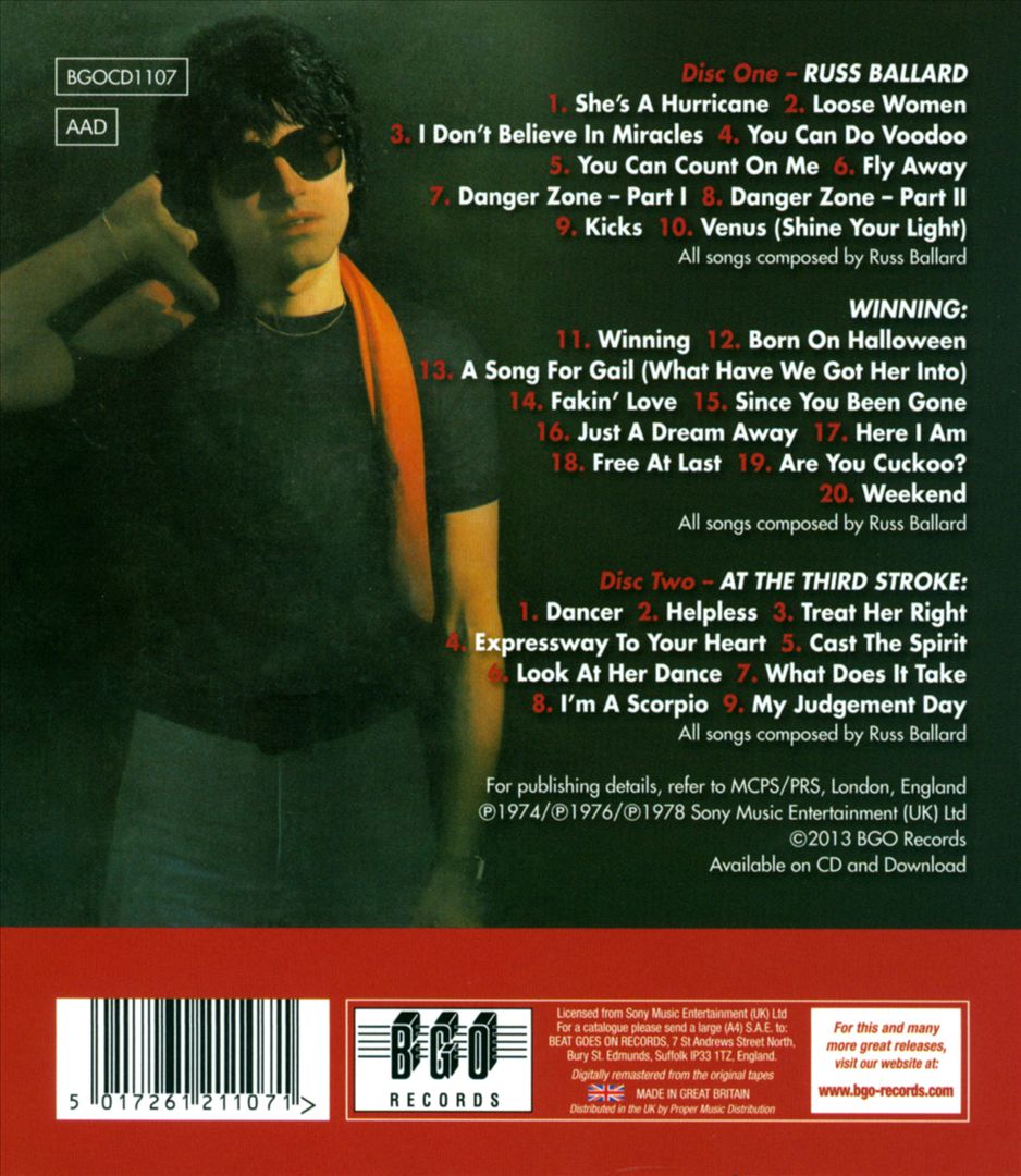 Russ Ballard/Winning/At the Third Stroke cover art