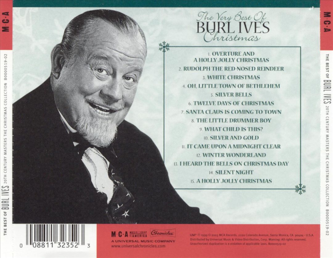 Best of Burl Ives: 20th Century Masters/The Christmas Collection cover art