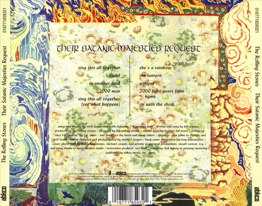 Their Satanic Majesties Request cover art