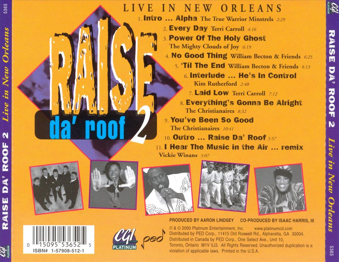 Raise Da' Roof, Vol. 2: Live in New Orleans cover art