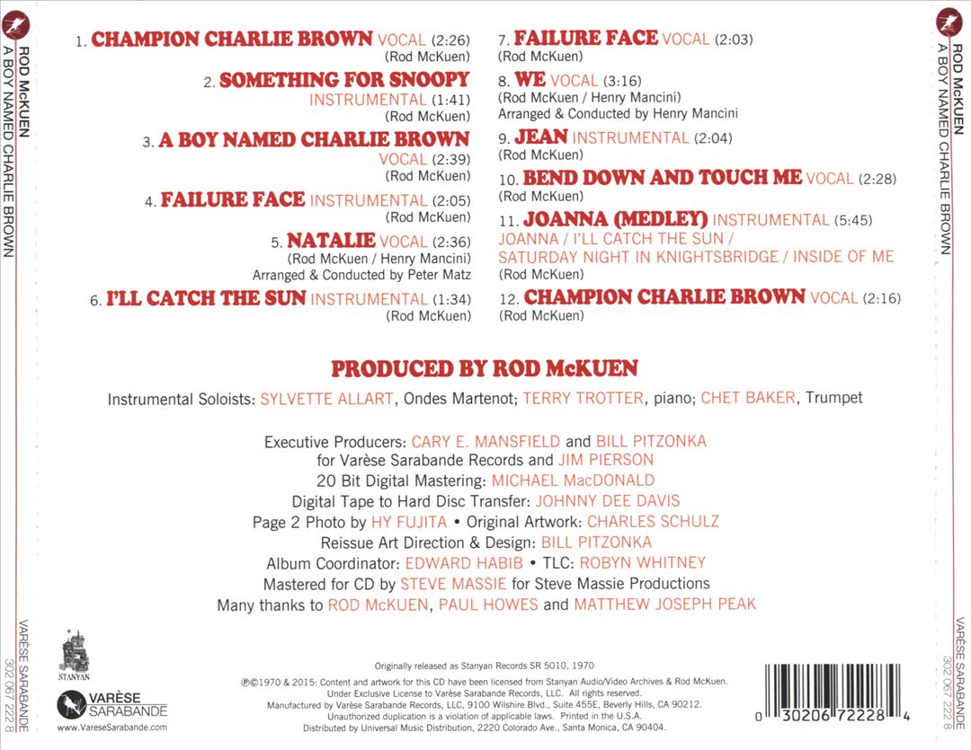 Boy Named Charlie Brown cover art