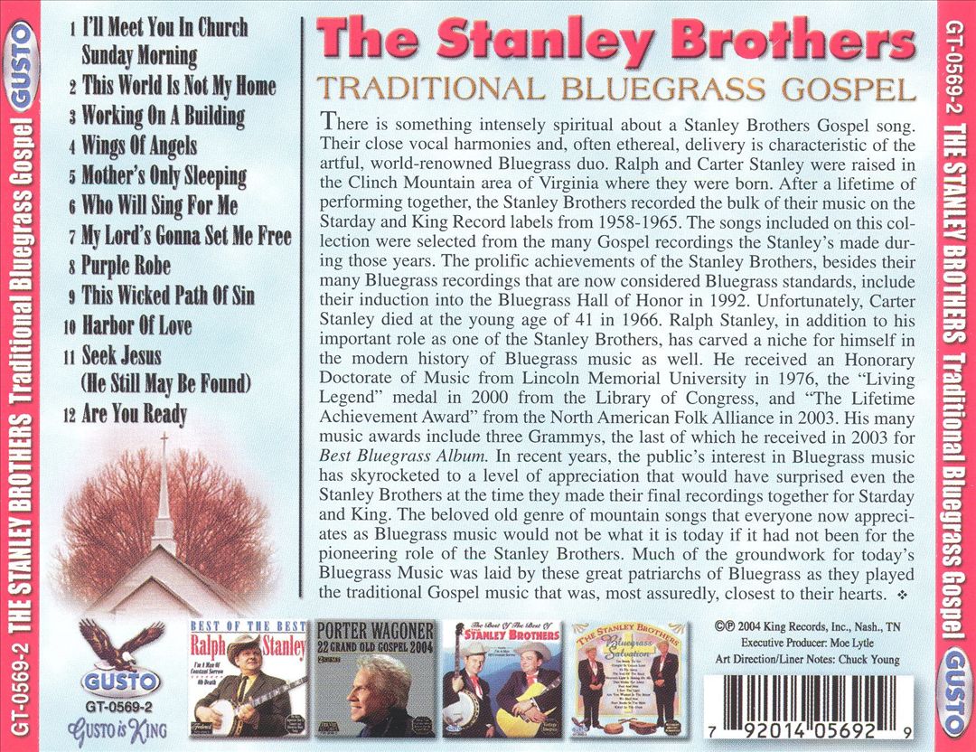Traditional Bluegrass Gospel cover art