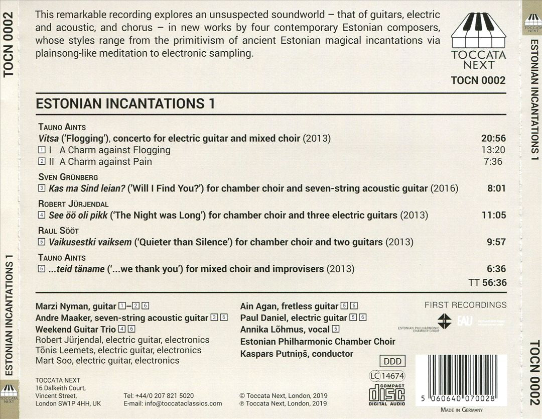 Estonian Incantations 1 cover art
