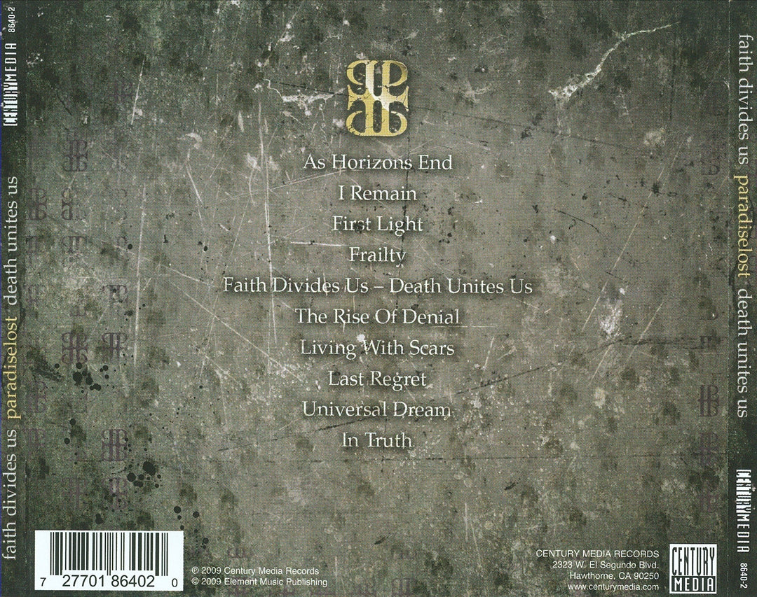 Faith Divides Us -- Death Unites Us cover art