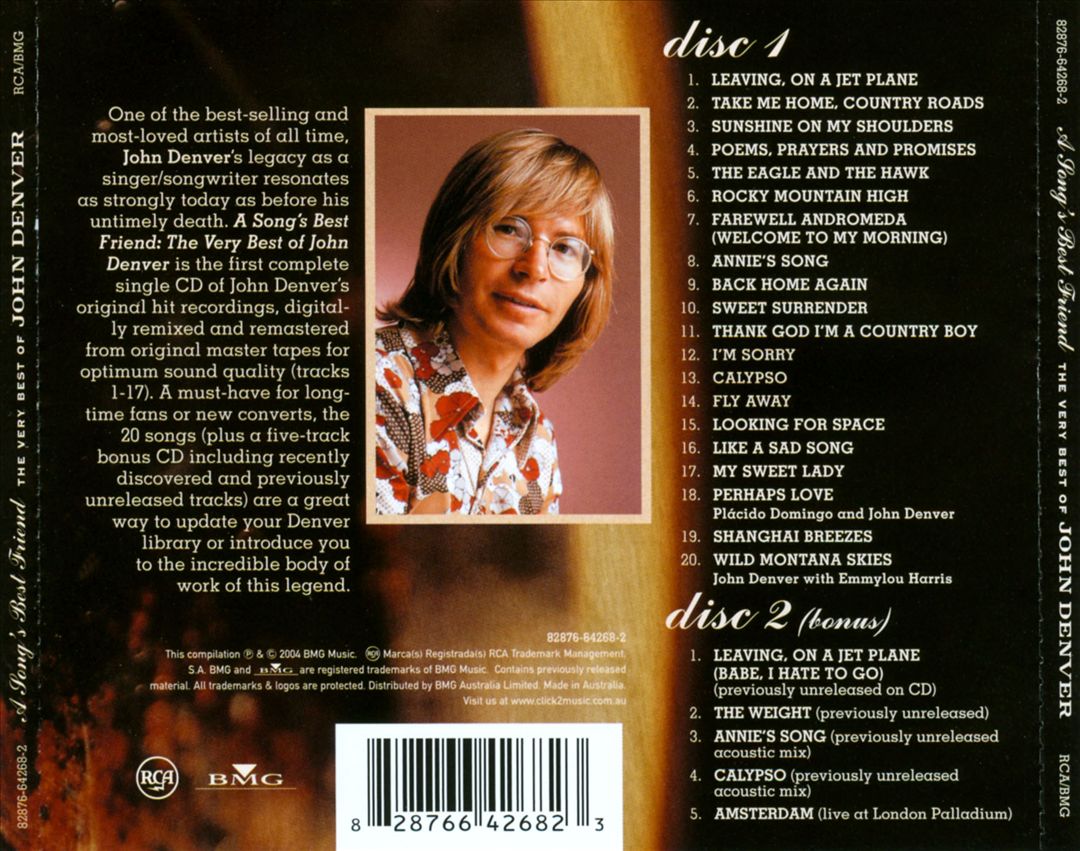 Song's Best Friend: The Very Best of John Denver cover art