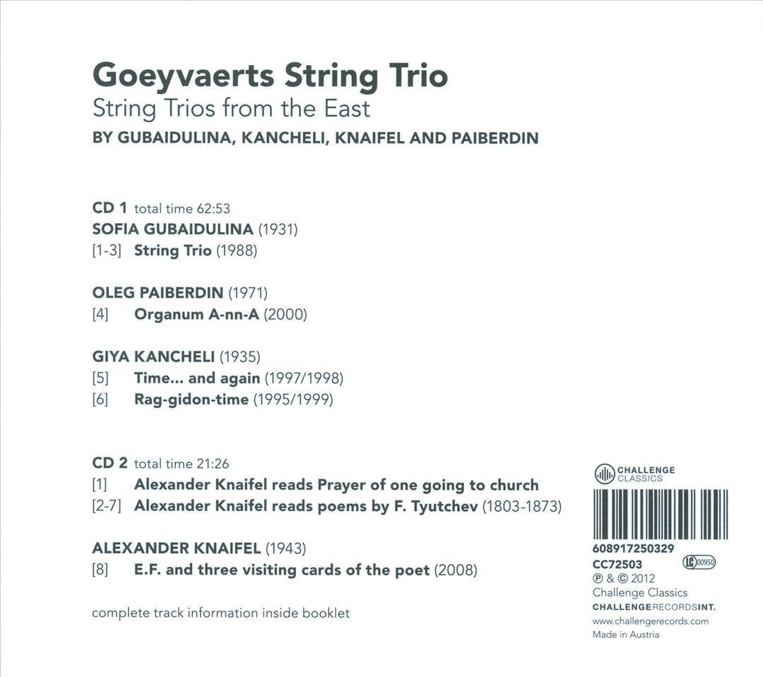 String Trios from the East cover art