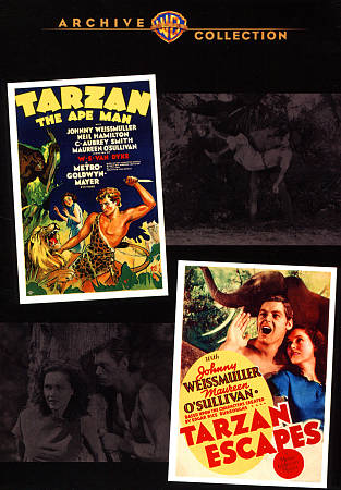 Tarzan the Ape Man/Tarzan Escapes cover art