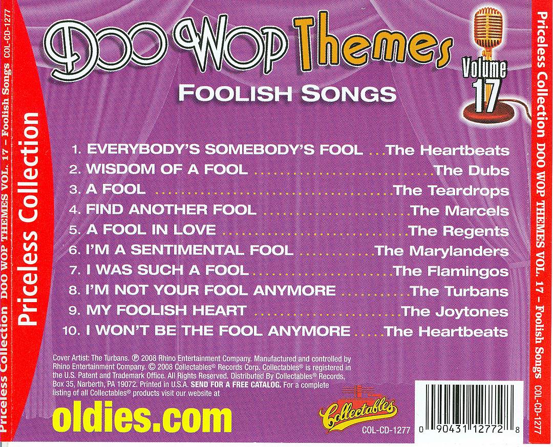 Doo Wop Themes, Vol. 17: Foolish Songs cover art