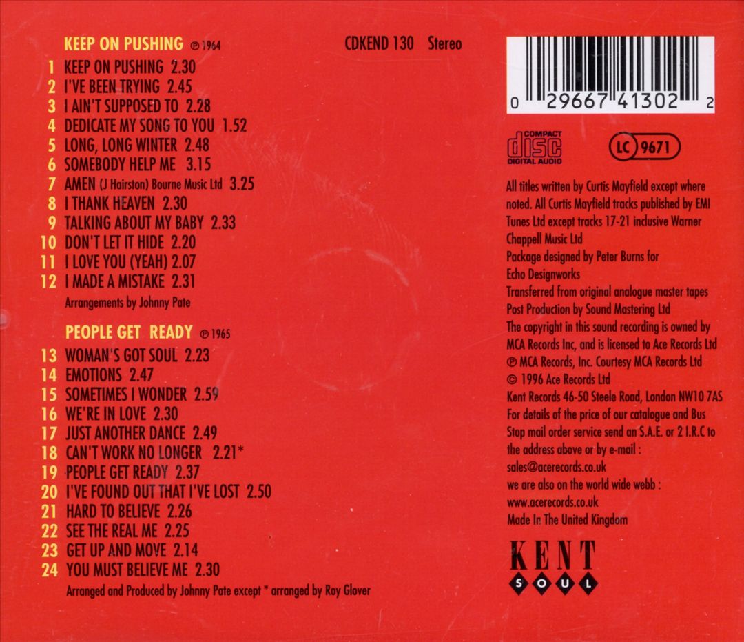 Keep on Pushing/People Get Ready cover art