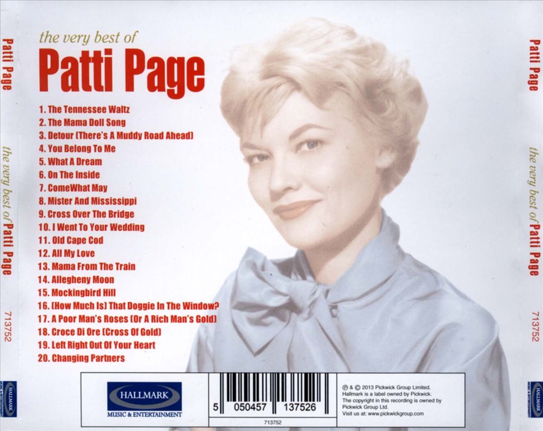 Very Best of Patti Page cover art