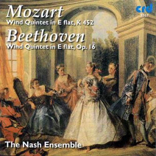 Mozart: Quintet in E flat, K 452; Beethoven: Quintet in E flat, Op. 16 cover art