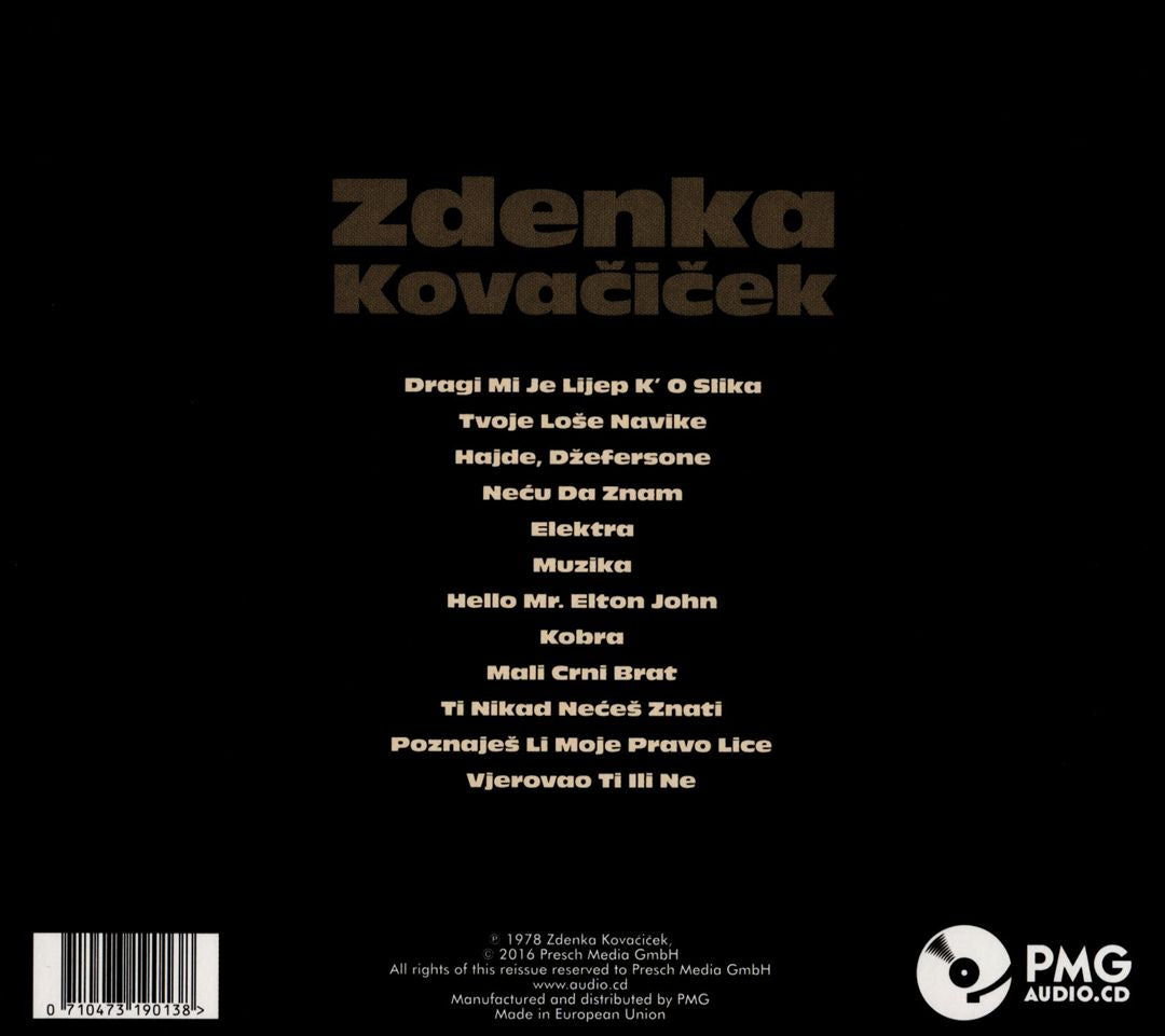 Zdenka Kovacicek cover art